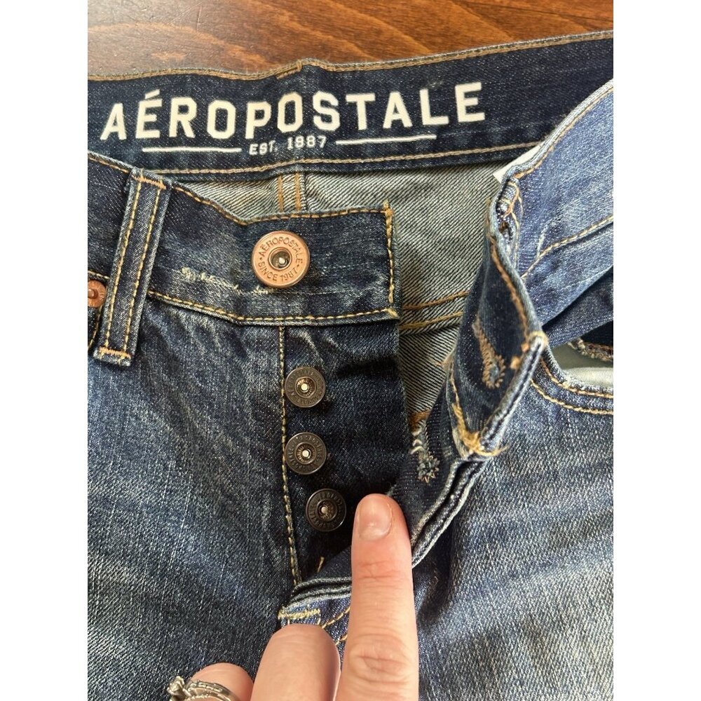 Aeropostale Womens Rivington Skinny Jeans Size 27/28 Medium Wash NWT - Picture 6 of 12